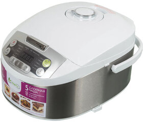 Мультиварка PHILIPS HD3136/03, 980 Вт, объем 4 л, 15 программ, 3D-нагрев, серая