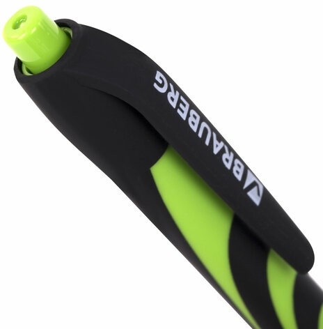 Ручка шариковая автоматическая BRAUBERG ULTRA-RT NEON, СИНЯЯ, 0,7 мм, линия 0,35 мм, 143932