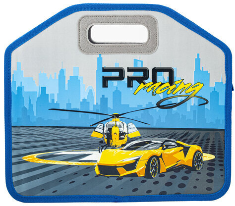 Папка-сумка ЮНЛАНДИЯ, 1 отделение, фетровые ручки, 34х30х11 см, "Proracing", 271632