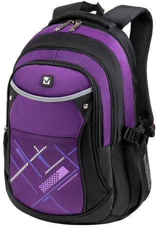 Рюкзак BRAUBERG для старших классов/студентов/молодежи, "Мамба", 30 литров, 46х31х18 см, 225525