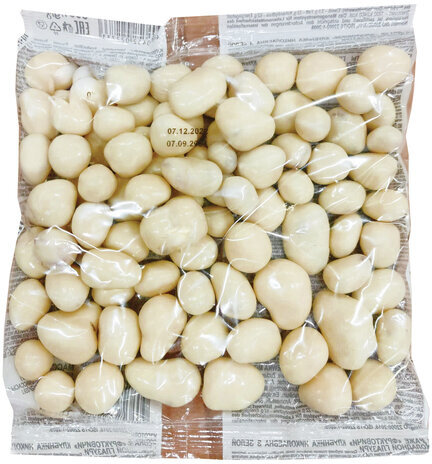 Конфеты драже ФРУКТОВИЧИ клубника в белой глазури, 500 г, пакет, ОС955