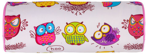 Пенал-тубус BRAUBERG, с эффектом Soft Touch, мягкий, "Owls", 22х8 см, 229007