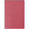 Блокнот А5 (148x213 мм), BRAUBERG "Tweed", 112 л., гибкий, под ткань, линия, красный, 110965