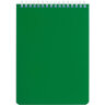 Блокнот А5 (146х205 мм), 60 л., гребень, перфорация на отрыв, лакированный, BRAUBERG, Зеленый, 111272
