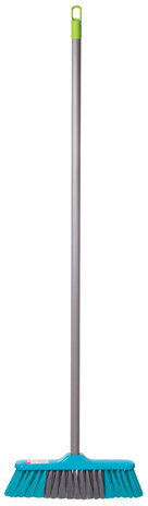 Щетка для уборки с черенком 110 см, ширина 31 см, щетина 7 см, пластиковая, еврорезьба, YORK "Frontiera", 51020