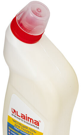 Средство для уборки туалета кислотное 750 г, LAIMA PROFESSIONAL "Лимон-WC Гель", утенок, 604793