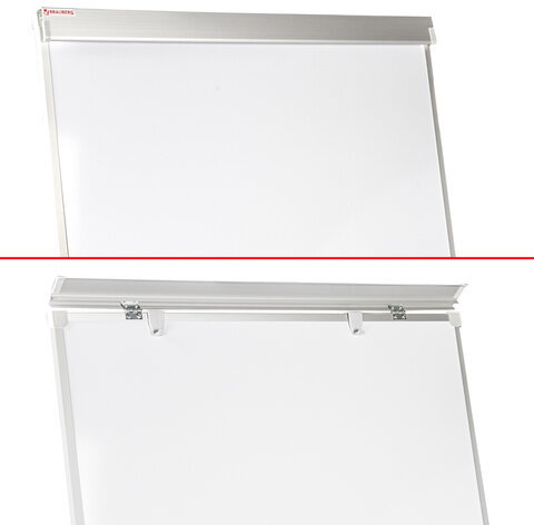 Доска-флипчарт магнитно-маркерная 70х100 см, передвижная, на роликах, Польша, BRAUBERG Extra, 237725