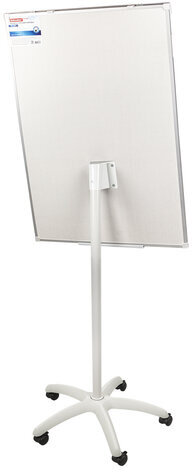 Доска-флипчарт магнитно-маркерная 70х100 см, передвижная, на роликах, Польша, BRAUBERG Extra, 237725