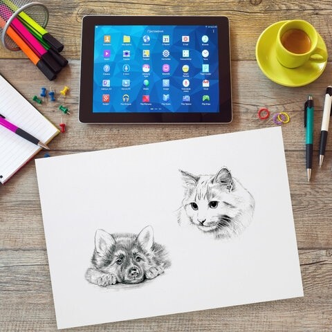 Бумага для рисования А3, 50 л., 200 г/м2, ВАТМАН ГОЗНАК, BRAUBERG ART CLASSIC, 114490