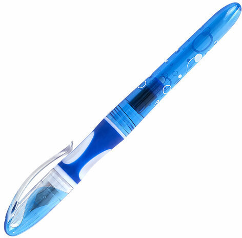 Ручка перьевая с 10 сменными картриджами BRAUBERG "DELTA", эргономичный корпус, иридий, 143954