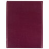 Телефонная книжка А5 (160х204 мм), STAFF, ПВХ, на евроспирали, 80 л., вырубной алфавит, бордовая, 120927