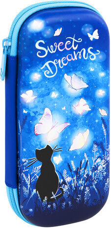 Пенал BRAUBERG, 1 отделение, 1 откидная планка, EVA, 22х10х5 см, &quot;Sweet dreams&quot;, 270703