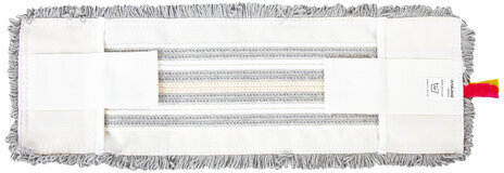 Насадка МОП плоская для швабры/держателя 40 см, ТИП У/К, хлопок/микрофибра, СЕРАЯ, LAIMA EXPERT, 606629