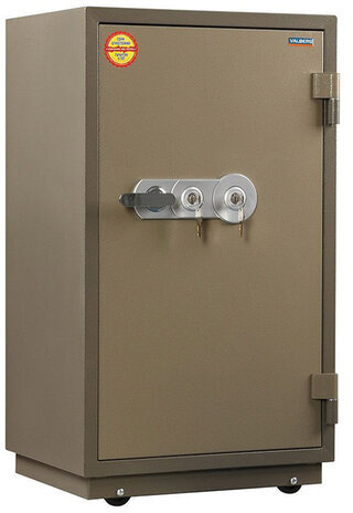 Сейф огнестойкий VALBERG "FRS-99T KL", 991х565х451 мм, 145 кг, 2 ключевых замка, трейзер, крепление к полу