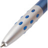Ручка шариковая автоматическая BRAUBERG "Smart Metallic", СИНЯЯ, корпус металлик, узел 0,7 мм, линия письма 0,35 мм, 140665