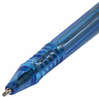 Ручка шариковая масляная STAFF "College OBP-13", СИНЯЯ, узел 0,5 мм, линия письма 0,35 мм, 143746