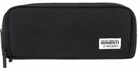 Пенал-органайзер BRAUBERG, 2 откидные планки, полиэстер, 23x9х7 см, "Total black", 272317