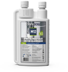 Средство для очистки молочных систем кофемашин CAFEDEM M12 ЭКО, жидкость, 1000 мл, 30937, CD-M12-F3-L1