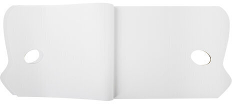 Палитра для красок бумажная 40 отрывных листов 23х30,5 см, BRAUBERG ART CLASSIC, 192234