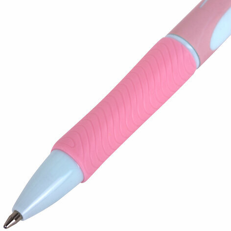 Ручка шариковая автоматическая BRAUBERG ULTRA-RT PASTEL, СИНЯЯ, 0,7 мм, линия 0,35 мм, 143933