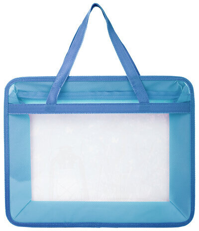 Папка на молнии с ручками BRAUBERG А4, 1 отделение, пластик, 80 мм, "Magic", 270867