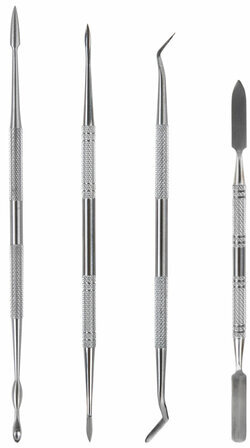 Стеки для лепки и моделирования металлические НАБОР 4 шт., BRAUBERG ART CLASSIC, 271171