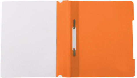 Скоросшиватель пластиковый DURABLE (Германия), А4, 150/180 мкм, оранжевый, 2573-09
