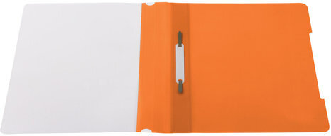 Скоросшиватель пластиковый DURABLE (Германия), А4, 150/180 мкм, оранжевый, 2573-09