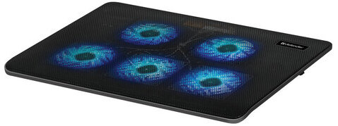 Подставка для ноутбука DEFENDER NS-509, 15,6", 2 USB, 5 вентиляторов, 29509