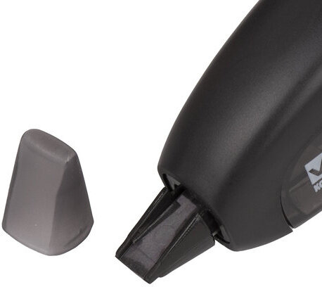 Корректирующая лента BRAUBERG "Design One", 5 мм х 6 м, черный корпус, в блистере, 225589