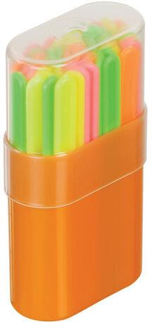 Счетные палочки (50 штук) многоцветные, в пластиковом пенале, СП04