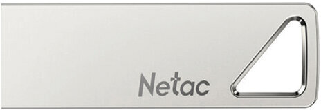 Флеш-диск 16GB NETAC U326, USB 2.0, металлический корпус, серебристый, NT03U326N-016G-20PN
