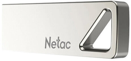 Флеш-диск 16GB NETAC U326, USB 2.0, металлический корпус, серебристый, NT03U326N-016G-20PN