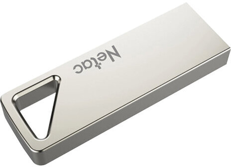 Флеш-диск 16GB NETAC U326, USB 2.0, металлический корпус, серебристый, NT03U326N-016G-20PN