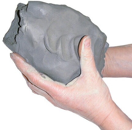 Глина для лепки голубая ОСТРОВ СОКРОВИЩ, 1 кг, порошковая, готовая, размачиваемая, 227139