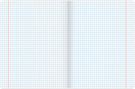 Тетрадь 18 л. BRAUBERG КЛАССИКА NEW клетка, обложка картон, СИНЯЯ, 105699