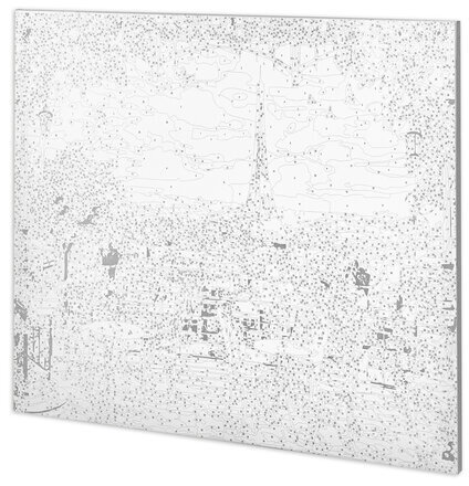 Картина по номерам 40х50 см ОСТРОВ СОКРОВИЩ "Париж", на подрамнике, акриловые краски, 3 кисти, 662466