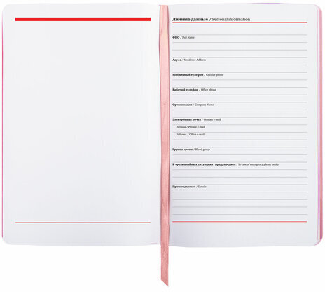 Ежедневник недатированный А5 (138х213 мм), BRAUBERG VISTA, под кожу, гибкий, 136 л., "Euphoria", 111998