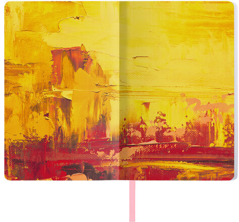 Ежедневник недатированный А5 (138х213 мм), BRAUBERG VISTA, под кожу, гибкий, 136 л., "Euphoria", 111998