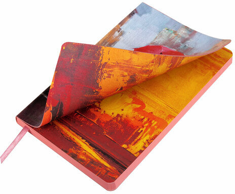 Ежедневник недатированный А5 (138х213 мм), BRAUBERG VISTA, под кожу, гибкий, 136 л., "Euphoria", 111998