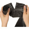 Мешки для мусора 30 л черные в рулоне 30 шт., ПНД 8 мкм, 50х60 см, LAIMA стандарт, 601377