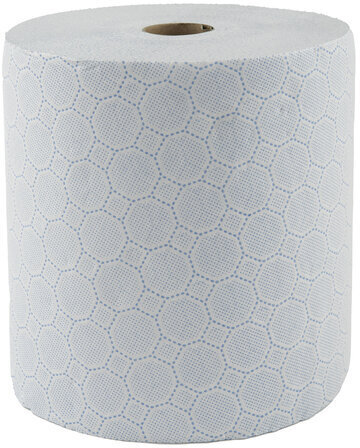 Полотенца бумажные рулонные 150 м, LAIMA (Система H1) PREMIUM, 2-слойные, белые с ЦВЕТНЫМ ТИСНЕНИЕМ, КОМПЛЕКТ 6 рулонов, 112504