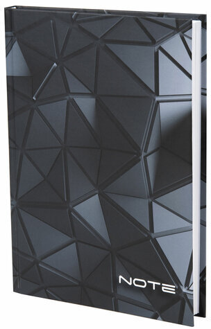 Ежедневник недатированный А5 (145х215 мм), ламинированная обложка, 128 л., STAFF, "3D Triangles", 113527