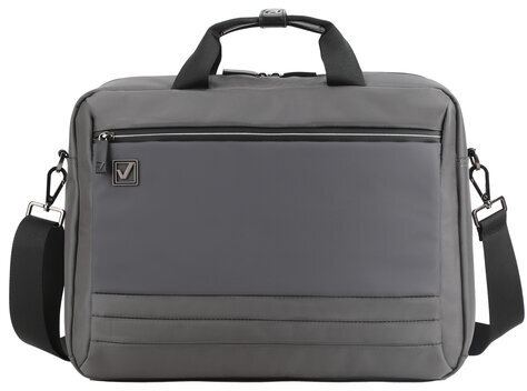 Сумка портфель BRAUBERG Expert с отделением для ноутбука 15,6", 2 отделения, серая, 30х40х12 см, 270825