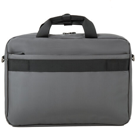 Сумка портфель BRAUBERG Expert с отделением для ноутбука 15,6", 2 отделения, серая, 30х40х12 см, 270825