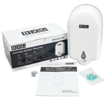 Дозатор для жидкого мыла СЕНСОРНЫЙ, НАЛИВНОЙ, 1 л, на батарейках AA (не в комплекте), BXG, ADS-1100, ASD-1100