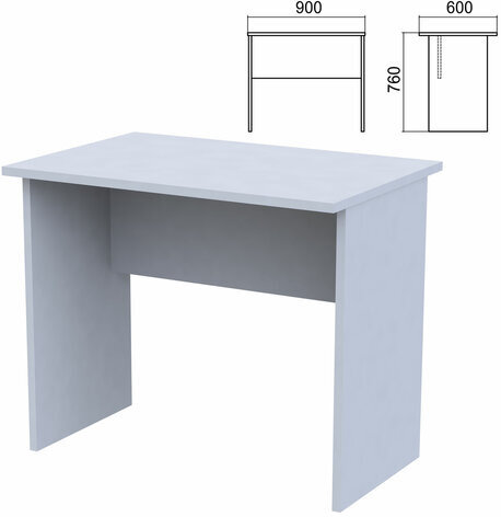 Стол письменный "Арго", 900х600х760 мм, серый