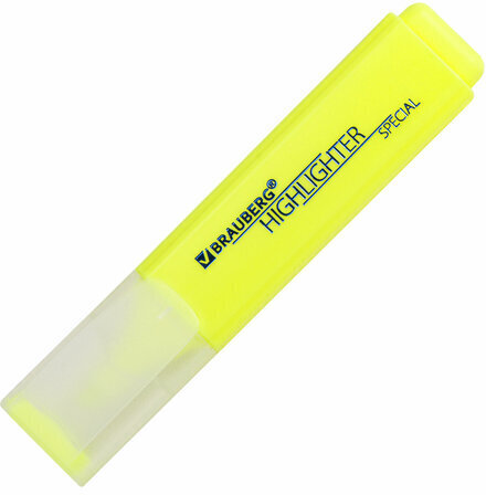 Набор текстовыделителей BRAUBERG 2 шт., ЖЕЛТЫЙ/РОЗОВЫЙ, "SPECIAL", линия 1-5 мм, 151899