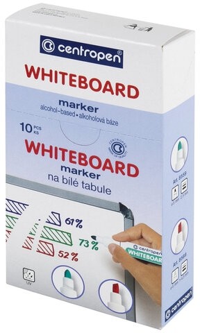 Маркер стираемый для белой доски РОЗОВЫЙ CENTROPEN "Dry-Wipe", круглый наконечник, 2,5 мм, 8559, 5 8559 0103