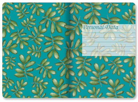 Тетради 40 л. в линию обложка SoftTouch, НАБОР 3 шт., бежевая бумага 70 г/м2, сшивка, А5 (147х210 мм), FLORA, BRAUBERG, 403798